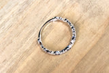 14k White Gold Diamond and Sapphire Art Deco Band ASPBR010066