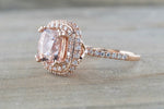 Penelope Cushion Morganite ASPER1430054