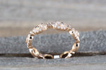 Gold Diamond Vintage Oval Milgrain Ring ASPBR010053