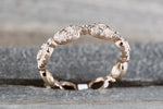 Gold Diamond Vintage Oval Milgrain Ring ASPBR010053