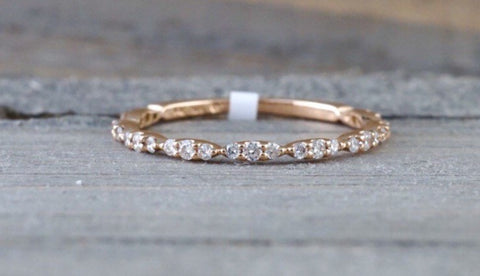 Marquise Shape Diamond Band