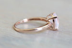Pink Quartz Gemstone Ring