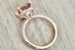 Cushion Cut Hidden Halo 3d Pave Diamonds ASPER1430058