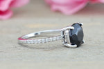 Payment plan 14k White Gold Diamond and Black Onyx ring