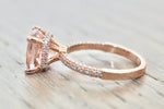 Cushion Cut Hidden Halo 3d Pave Diamonds ASPER1430058