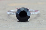 Payment plan 14k White Gold Diamond and Black Onyx ring