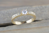 Yellow Gold Diamond Ring Closeout