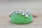 Victoria V Shape Crown Diamond Star Ring Curve ASPBR010051
