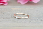 18k Gold Delicate Diamond Band ASPBR010028