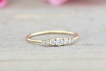 18k Gold Delicate Larger Diamond Band ASPBR010029